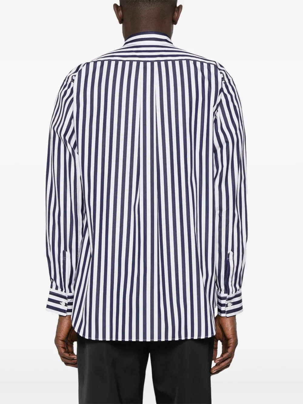 Comme Des Garçons Shirt Gestreept overhemd Blauw