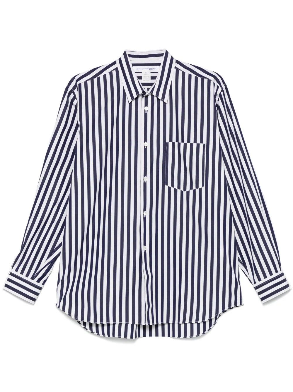 Comme Des Garçons Shirt Gestreept overhemd Blauw