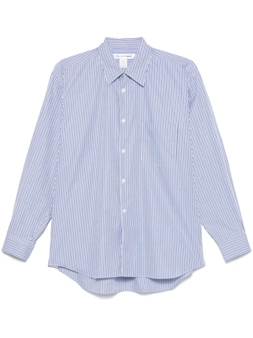 Comme Des Garçons Shirt Gestreept overhemd Blauw