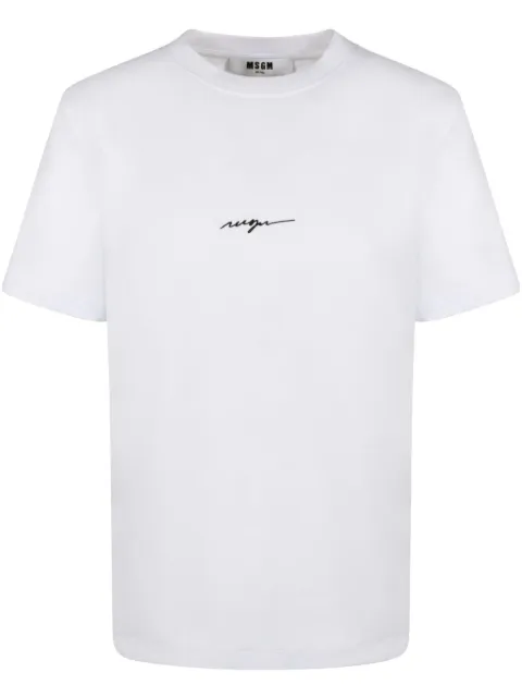 MSGM logo-print T-Shirt