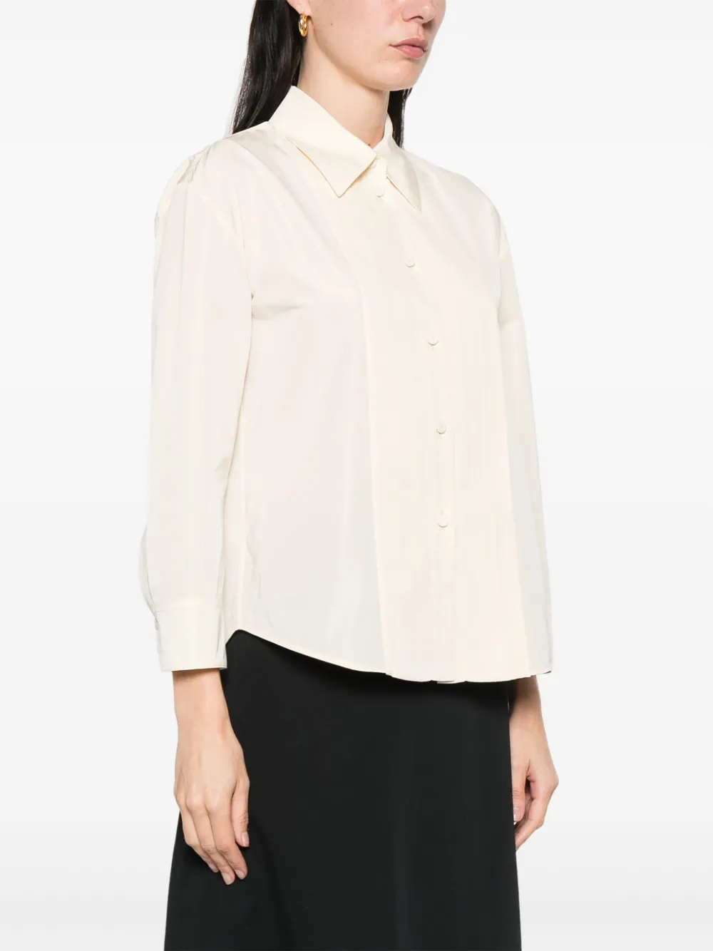 Jil Sander Taffeta blouse Beige