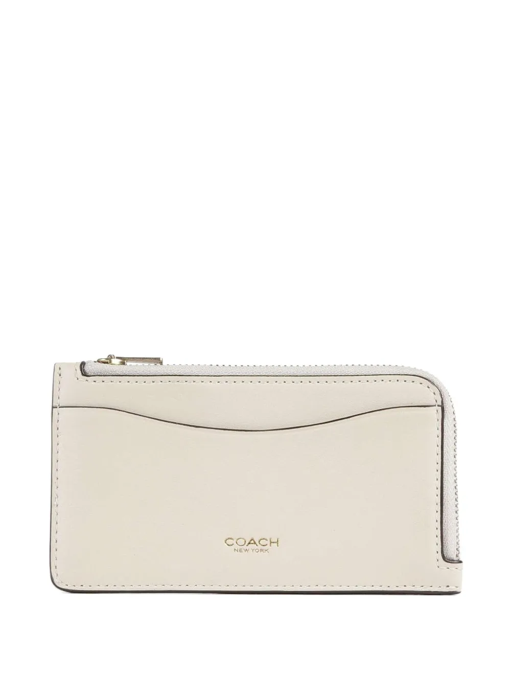 Coach Zip-around Cardholder Wallet In Neutral