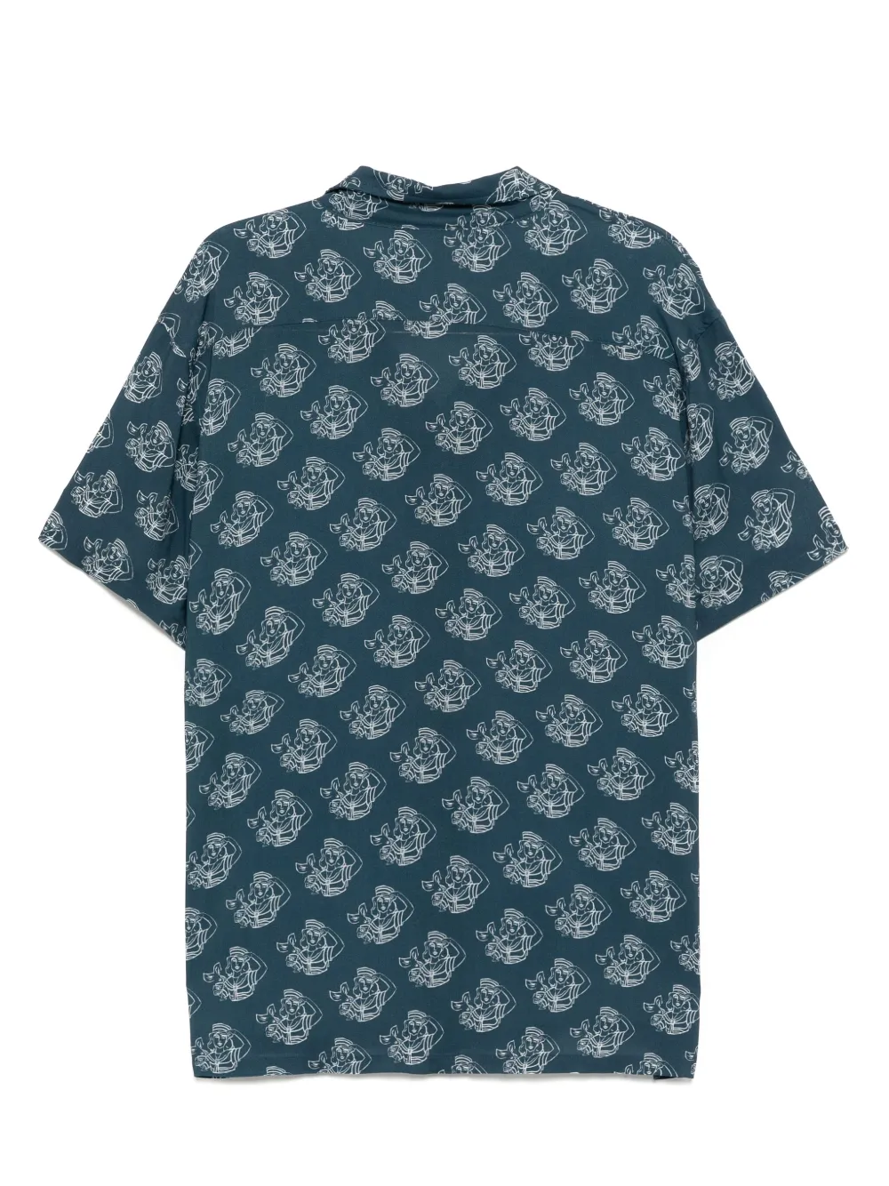 Arrels Barcelona Printed Shirt In Blue