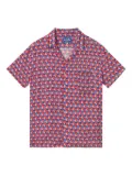 Arrels Barcelona geometric-print short-sleeve shirt - Pink