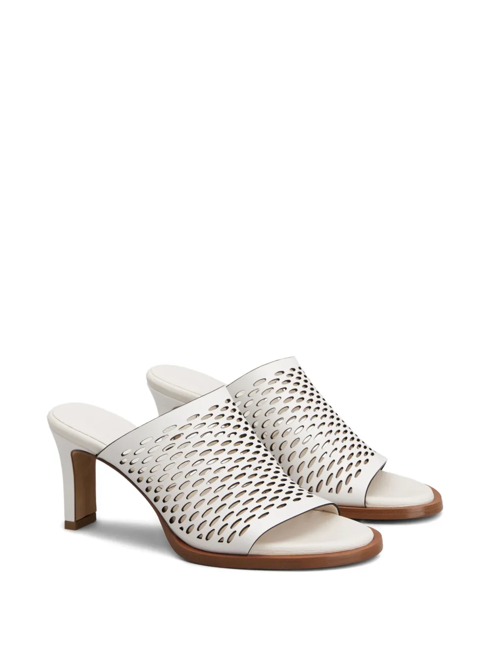 Tod's 75mm cut-out heeled sandals | Heeled Sandals | Image 2