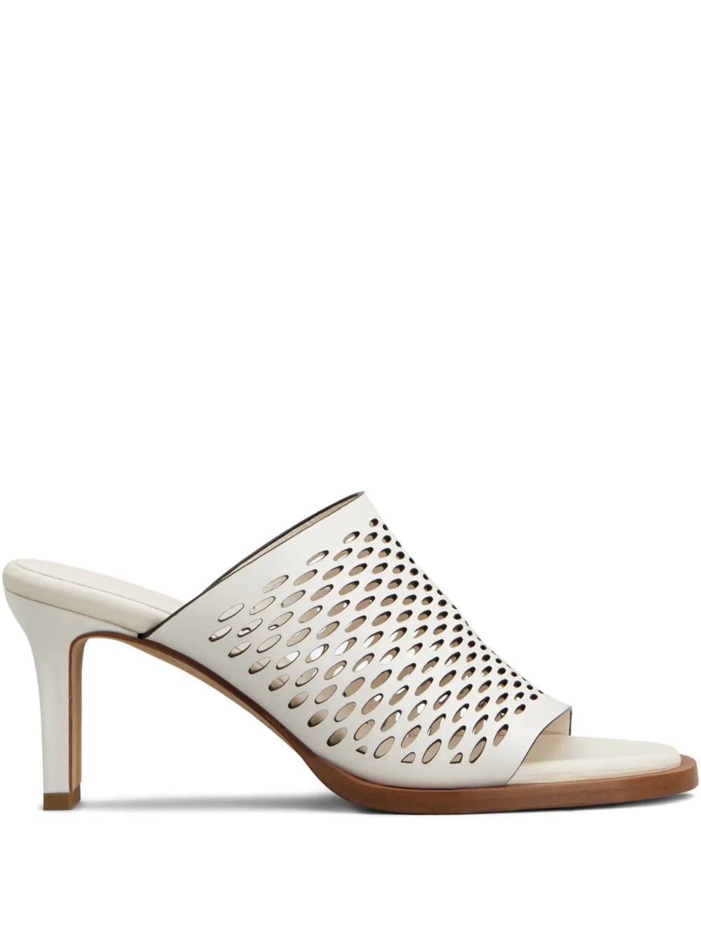 Tod's 75mm cut-out heeled sandals White