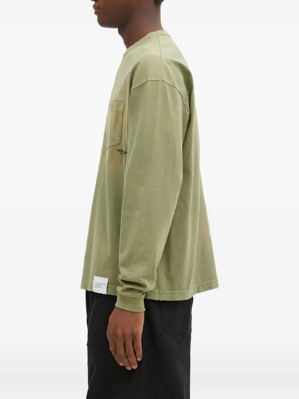 Neighborhood Katoenen T-shirt Groen