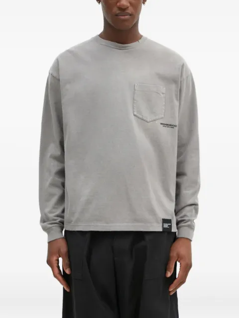 Neighborhood pocket long-sleeve T-shirt