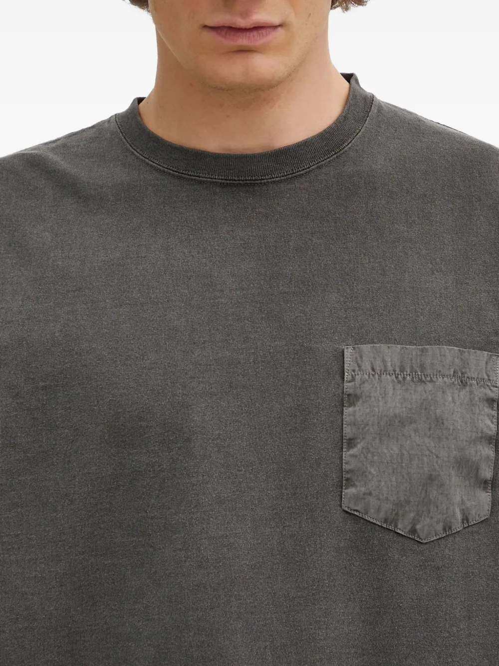 Neighborhood Katoenen T-shirt Grijs