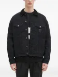 Carhartt WIP corduroy-collar denim jacket - Black