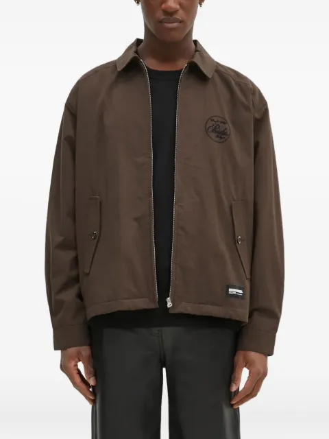 Neighborhood embroidered-logo jacket