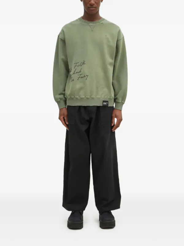 Neighborhood ロゴ スウェットシャツ | グリーン | FARFETCH JP