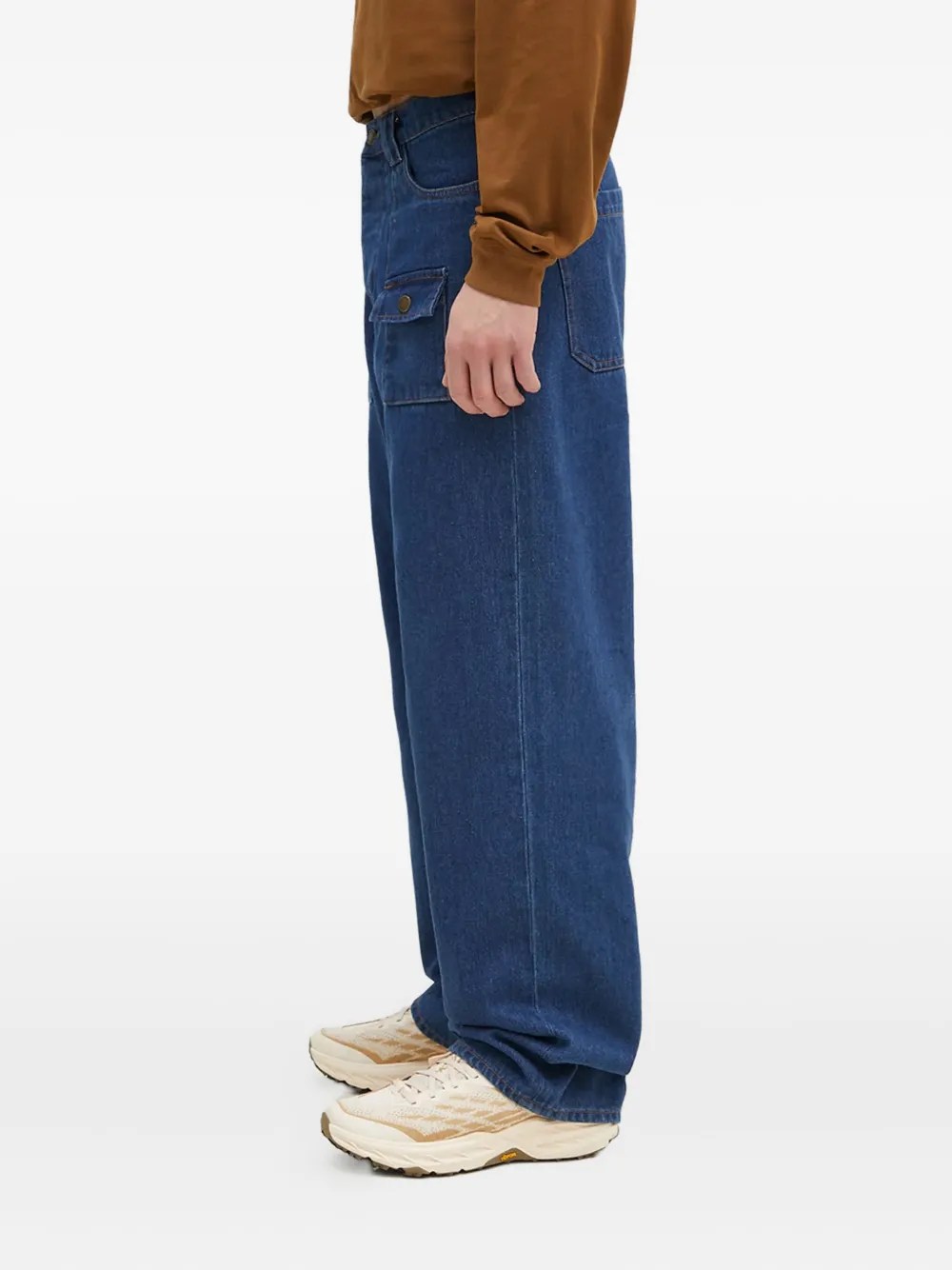 Pleasures flap-pocket jeans - Blauw