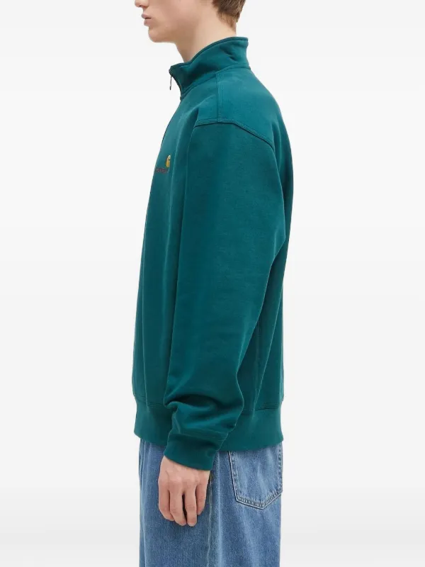 Carhartt WIP ハーフジップ スウェットシャツ | グリーン