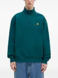 Carhartt WIP half-zip embroidered sweatshirt - Green