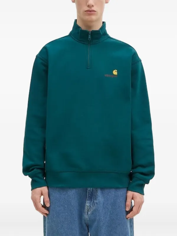 Carhartt WIP Sudadera Con Medio Cierre Verde FARFETCH PE