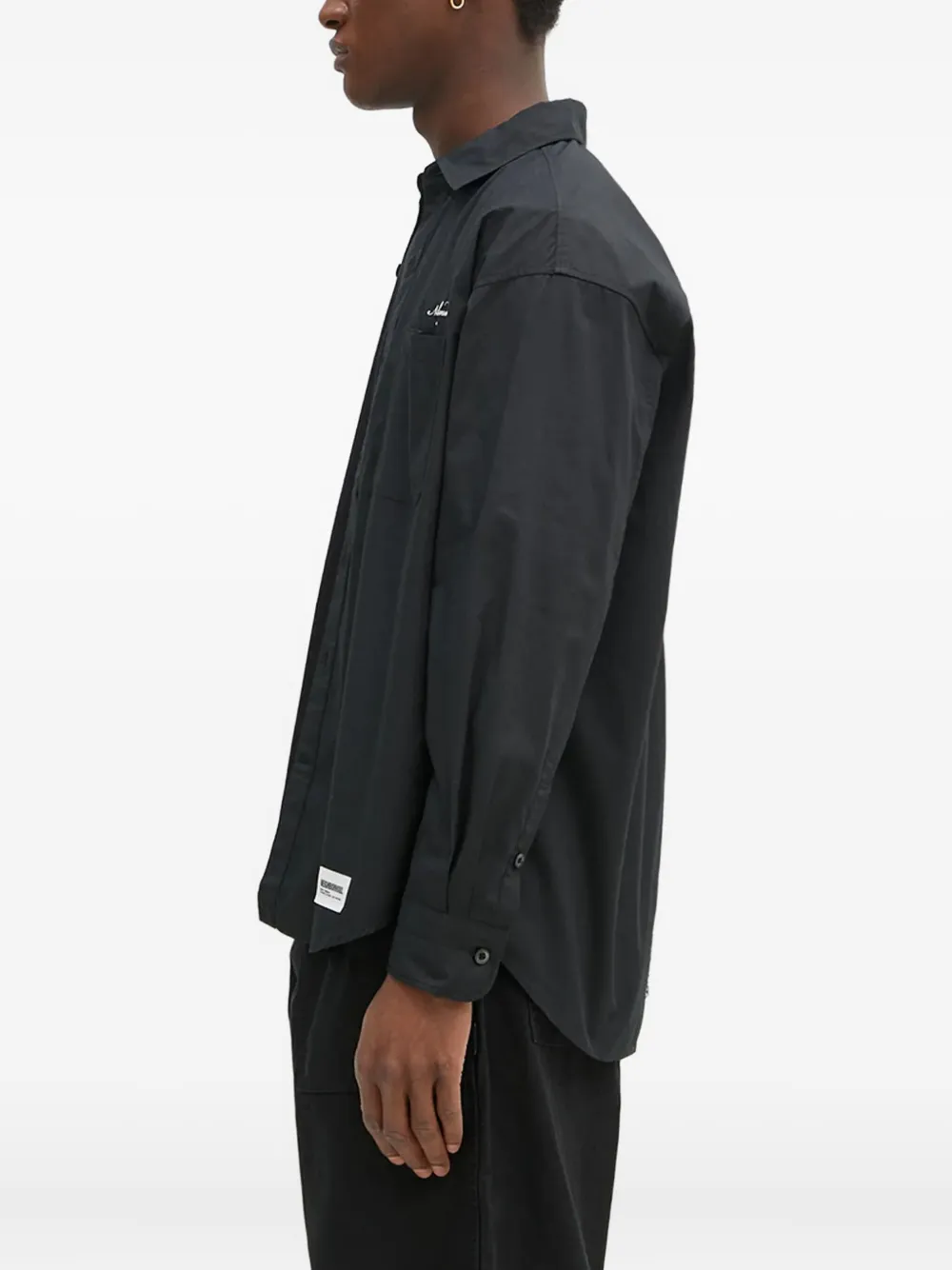 Neighborhood pocket buttoned shirt - Zwart