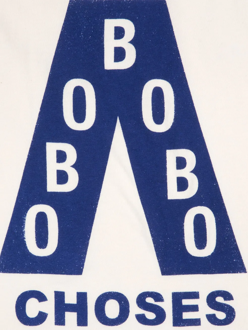 Bobo Choses Top met logoprint Wit