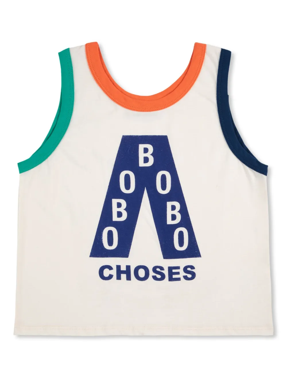 Bobo Choses Top met logoprint Wit