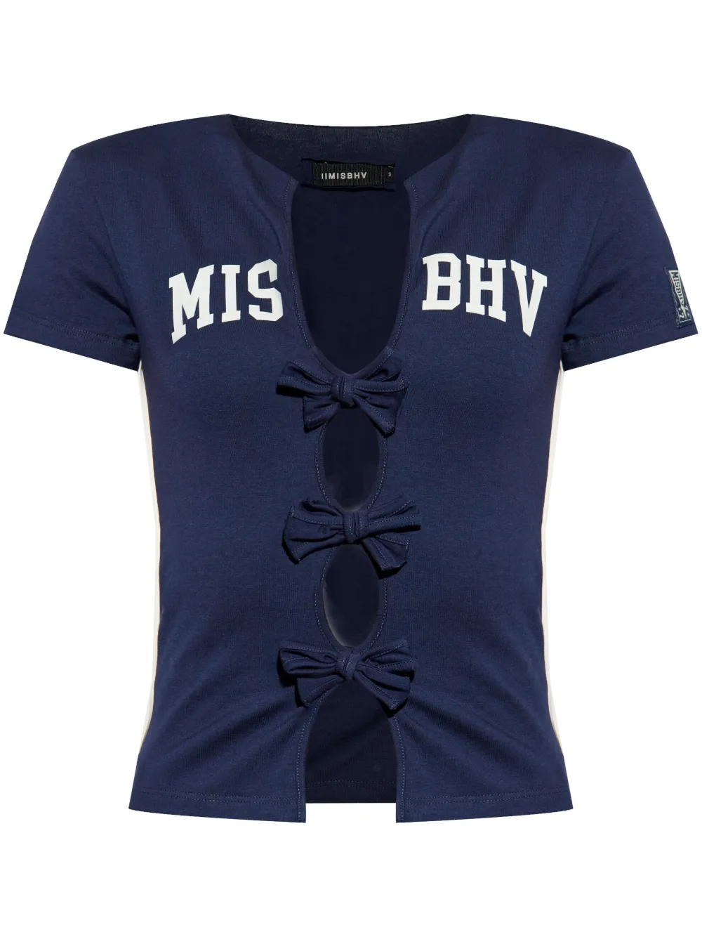 MISBHV T-shirt met logoprint Blauw