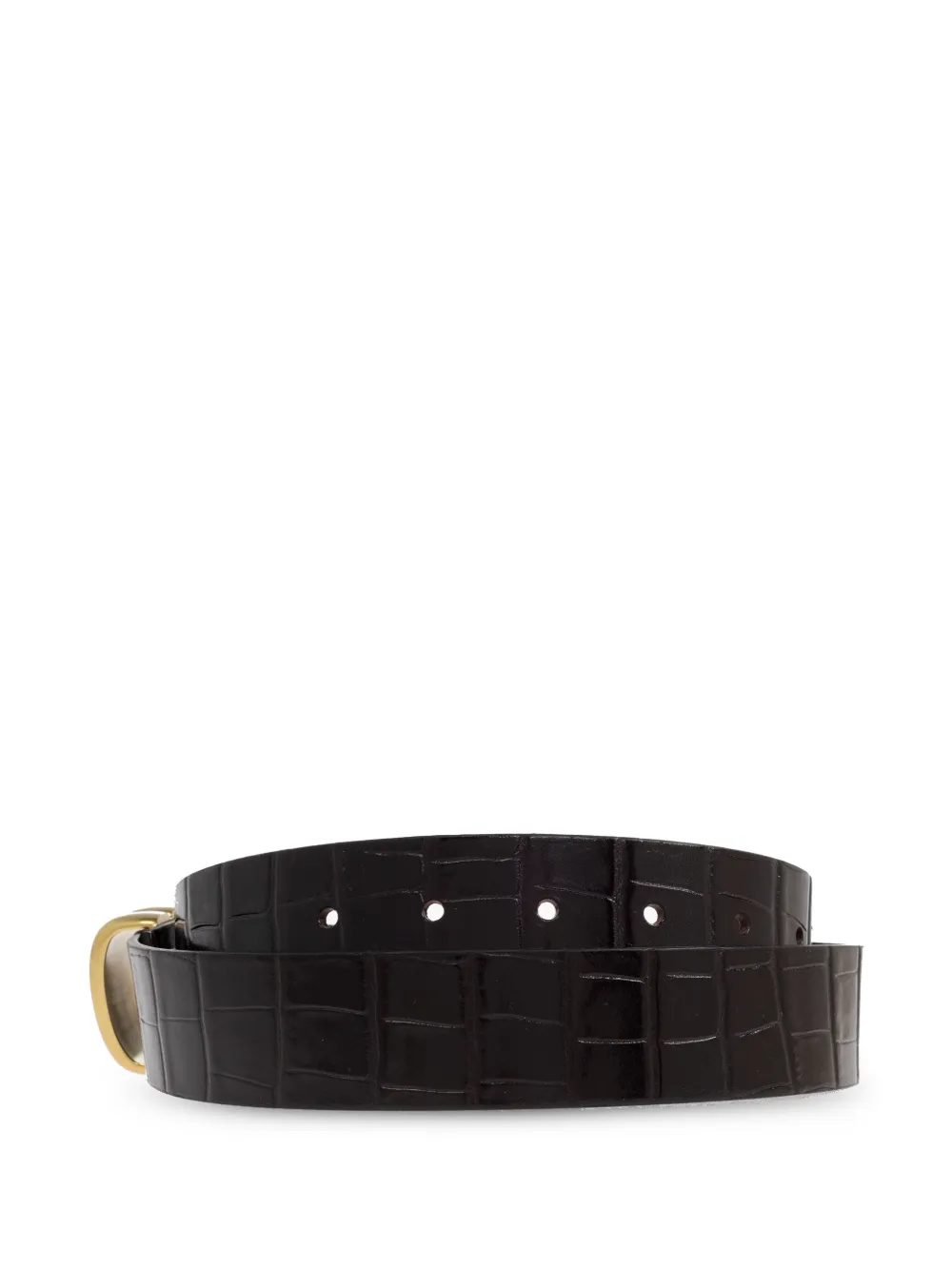 By Malene Birger leather belt - Zwart