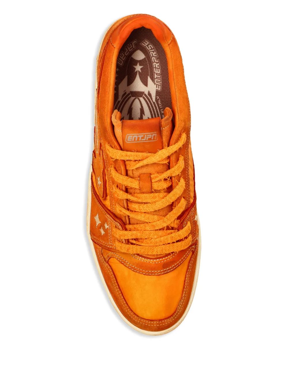 Enterprise Japan suede sneakers Orange