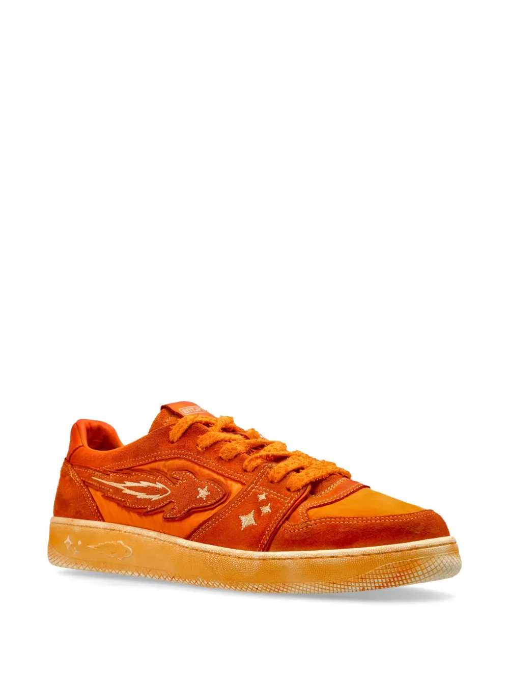 Enterprise Japan suede sneakers Orange