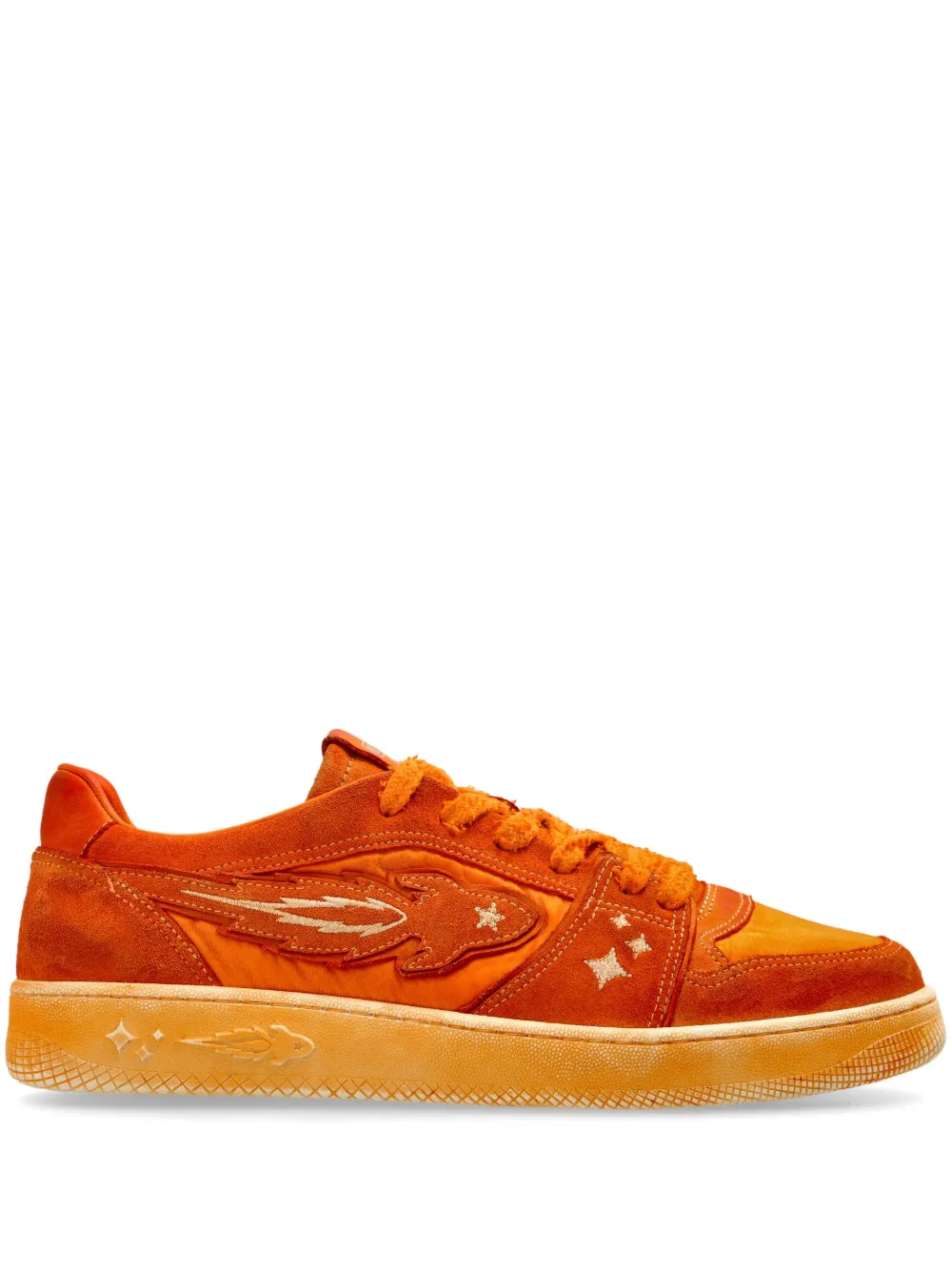 Enterprise Japan suede sneakers Orange