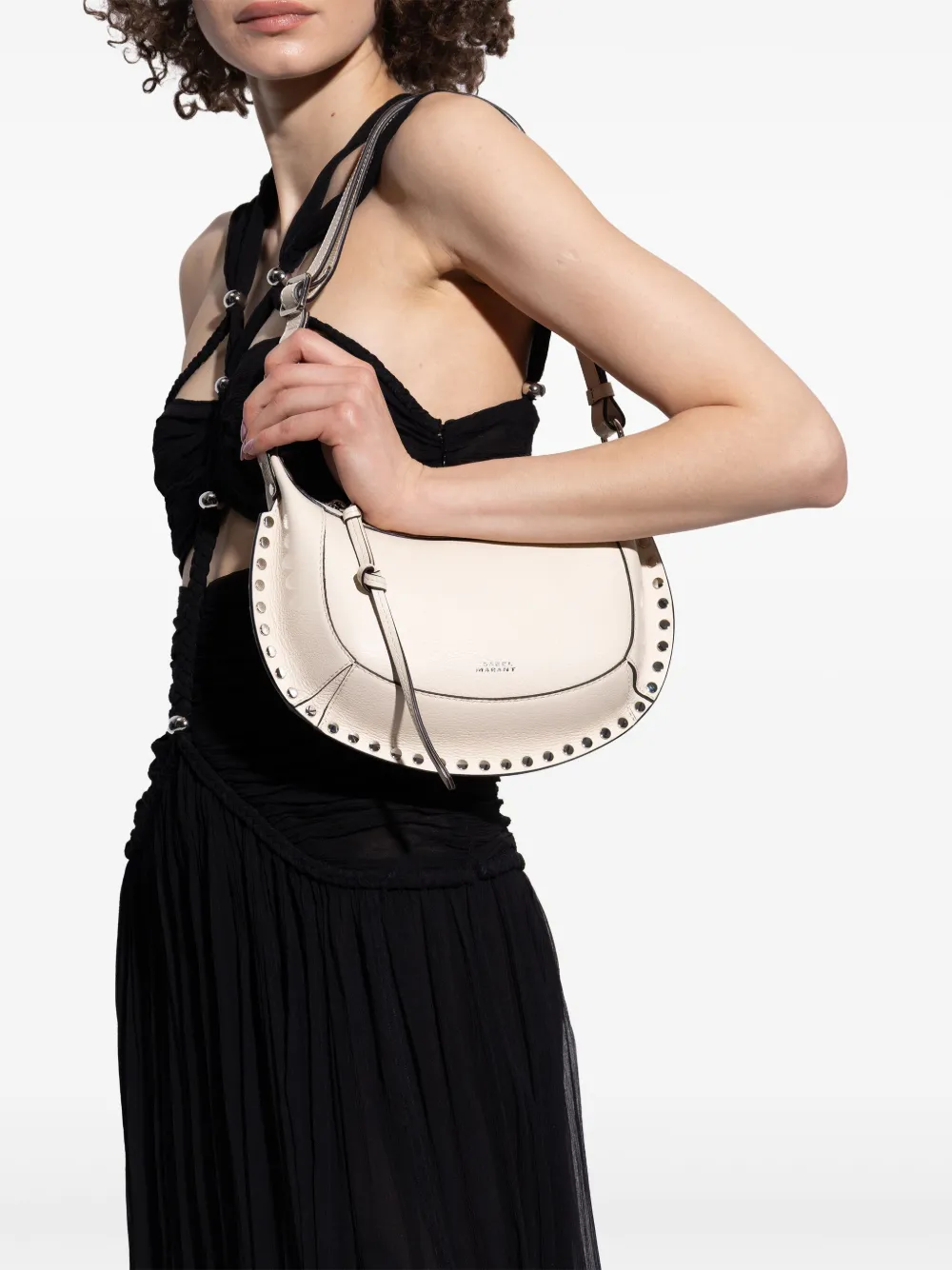 ISABEL MARANT Oskan Moon shoulder bag - Beige