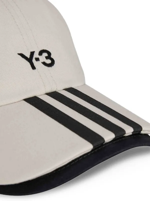 Y-3 Y-3 ストライプ キャップ | ニュートラル | FARFETCH JP