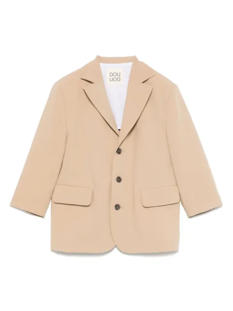 Douuod Kids Blazer com abotoamento simples
