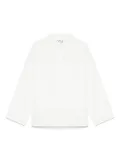 Douuod Kids slub-texture shirt - White