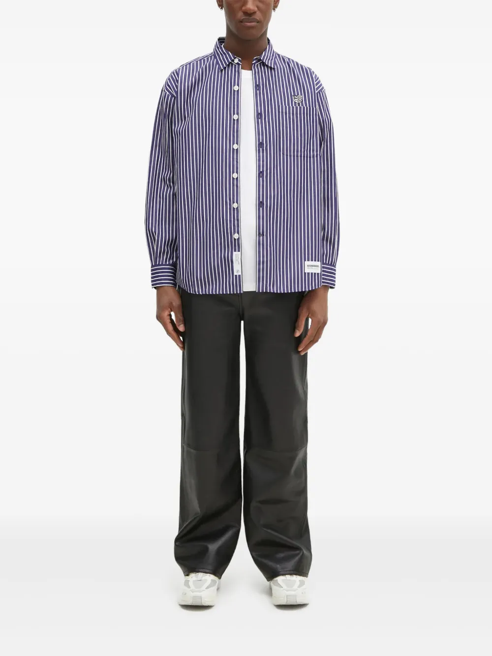 Neighborhood striped shirt | bleu | Image 1
