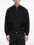 Pleasures ribbed-panel corduroy bomber jacket - Black
