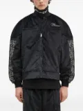 Pleasures embroidered track jacket - Black