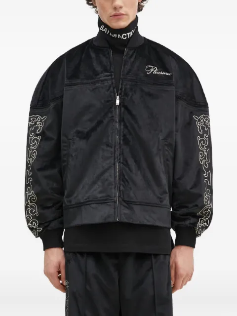 Pleasures embroidered track jacket