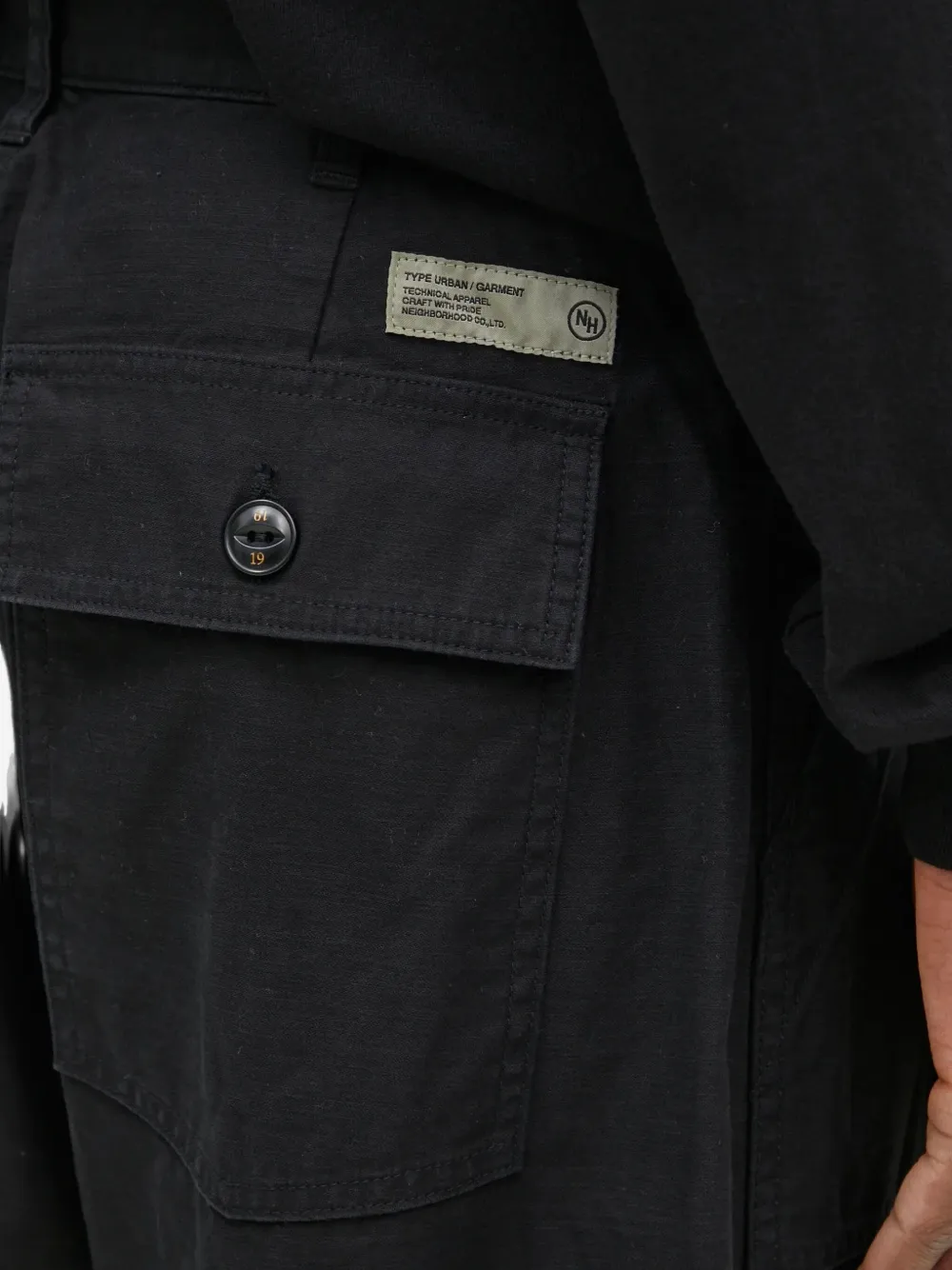 Neighborhood Pleated Trousers In Black