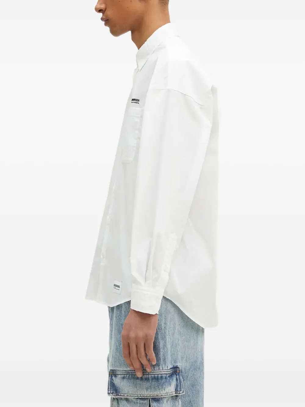 Neighborhood chest-pocket shirt - Wit