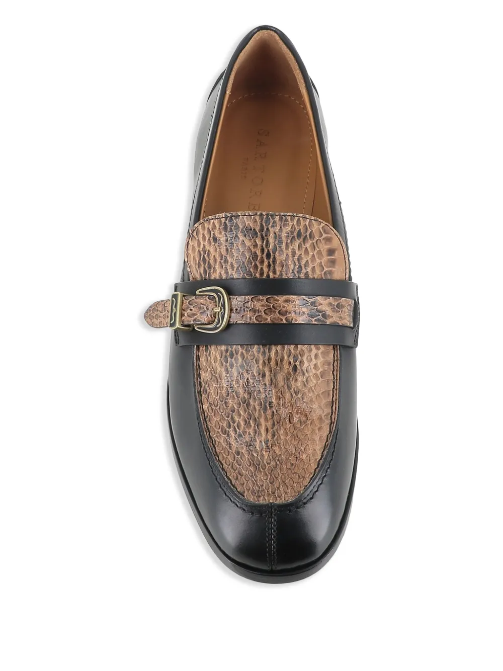 Sartore Leren loafers Zwart