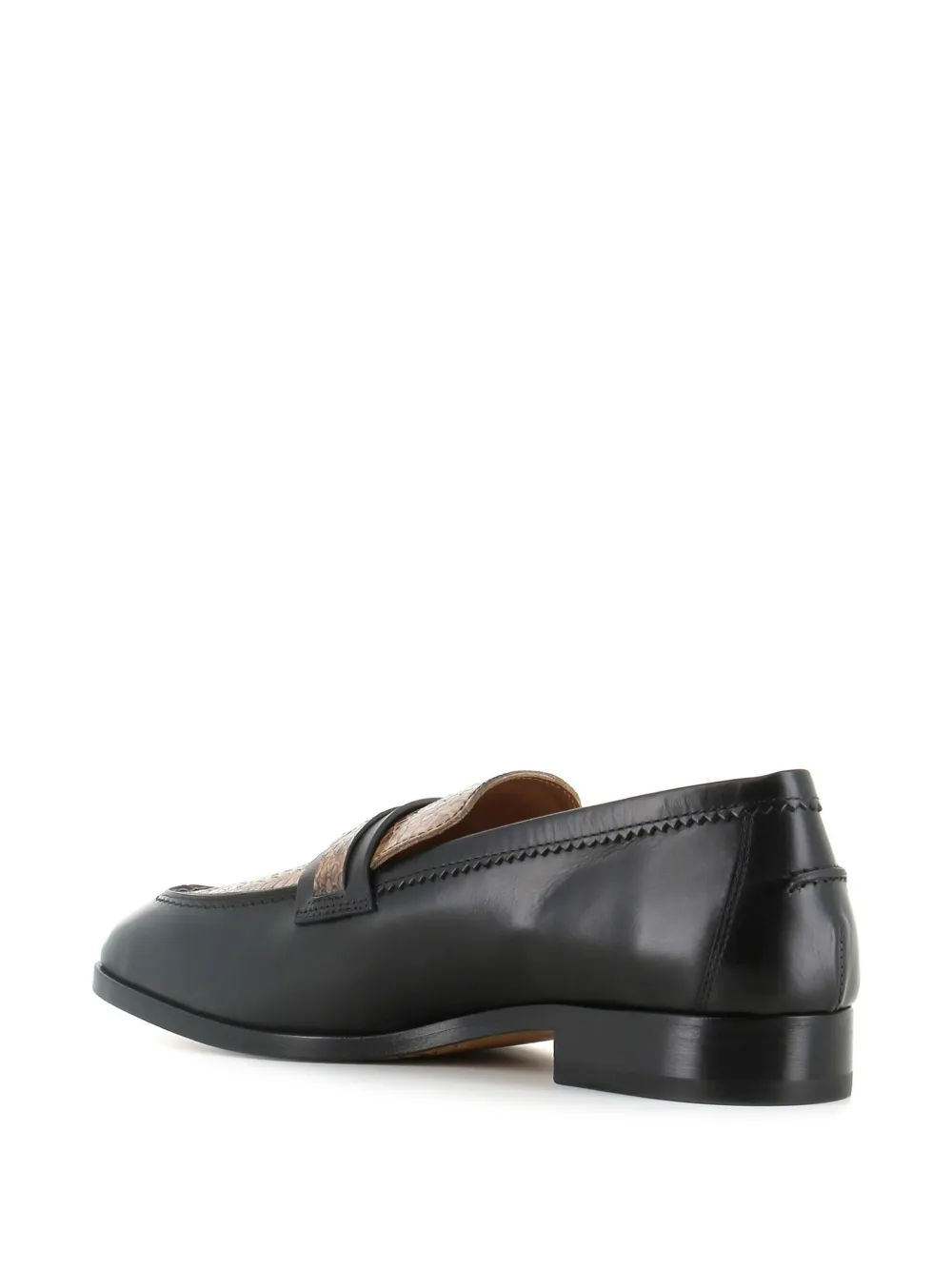 Sartore Leren loafers Zwart