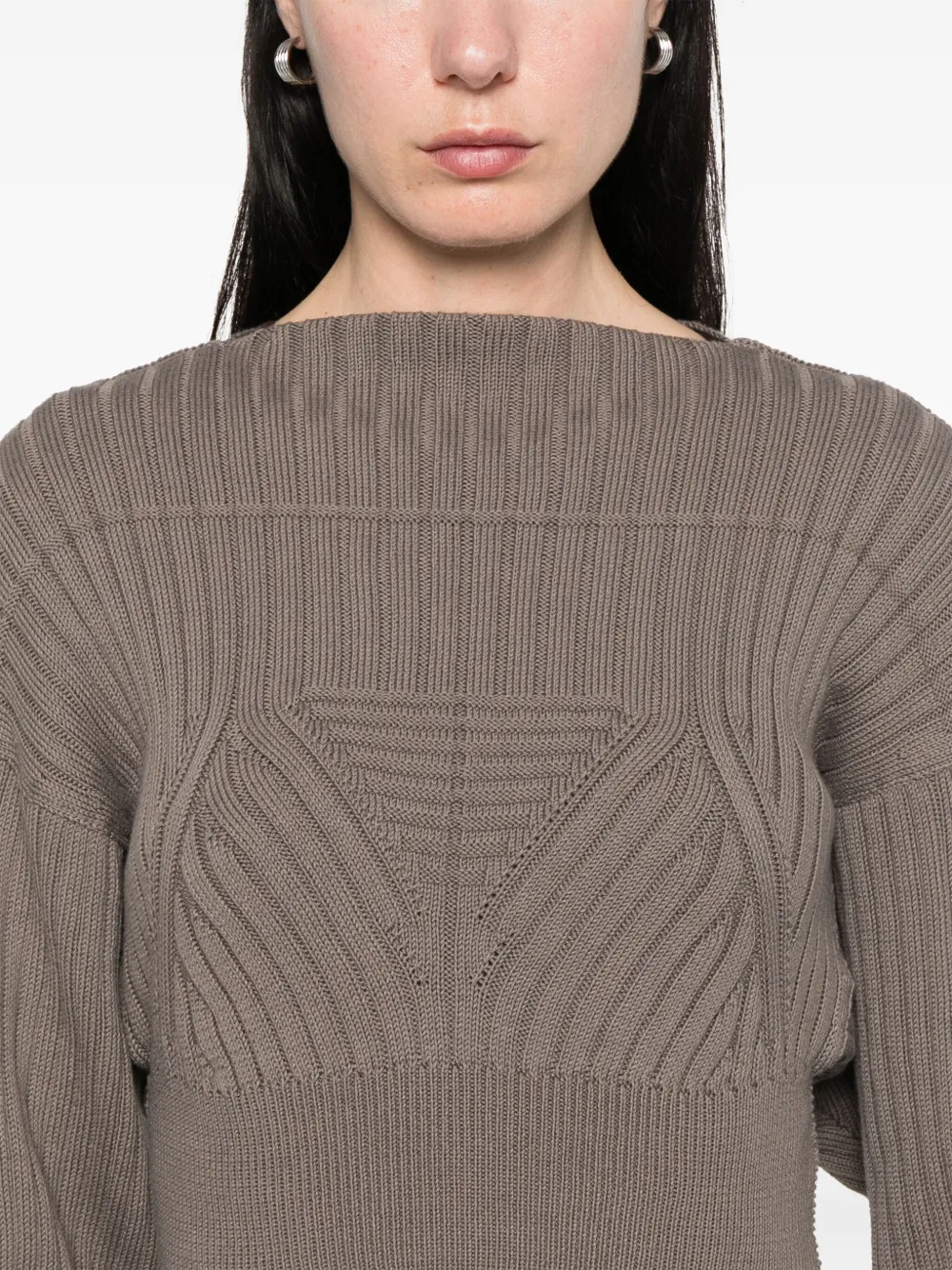 Rick Owens Dafne trui Bruin