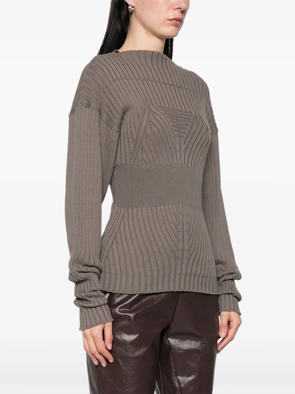 Rick Owens Dafne trui Bruin