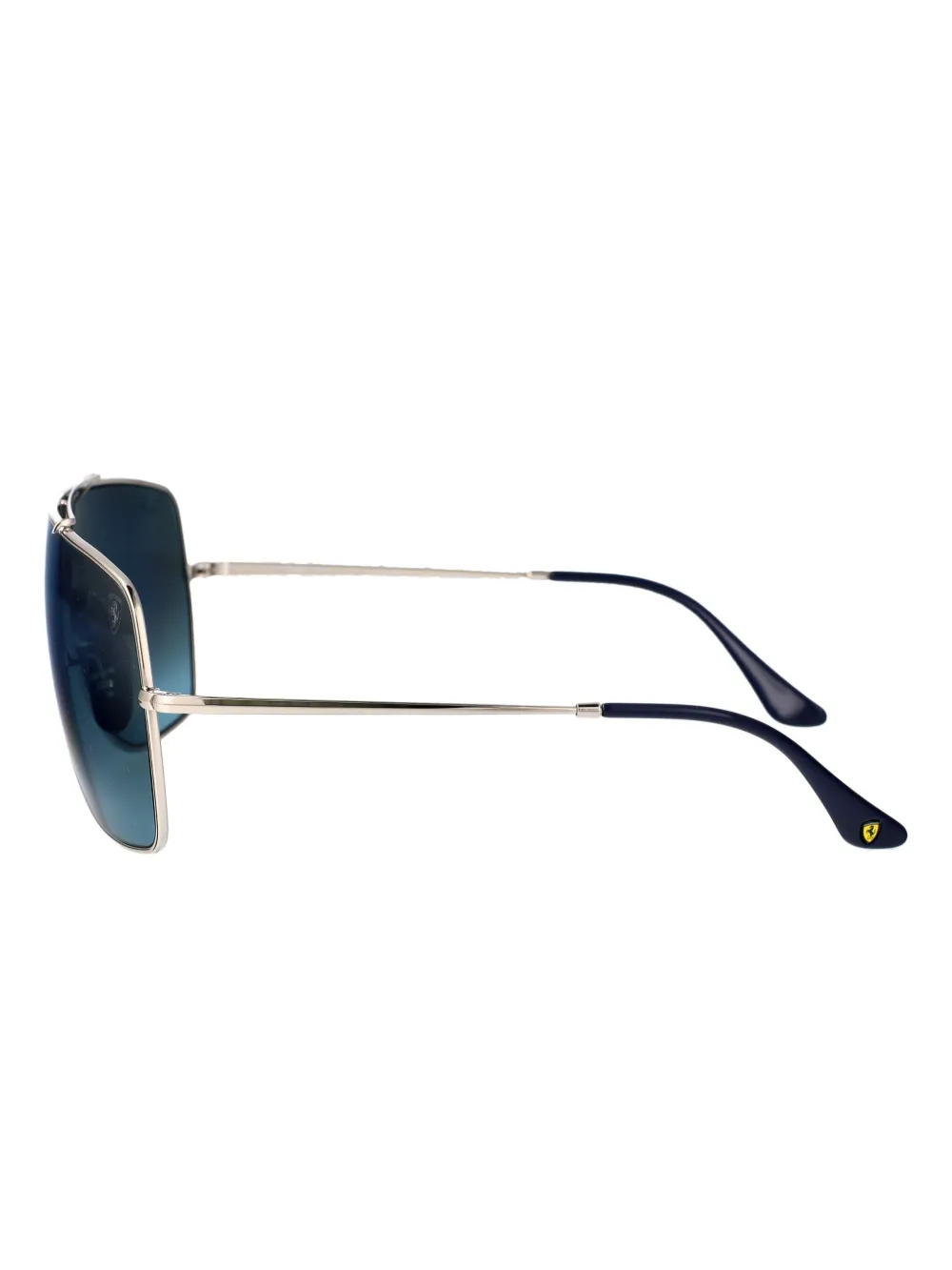 Ray-Ban Zonnebril met oversized montuur Zilver