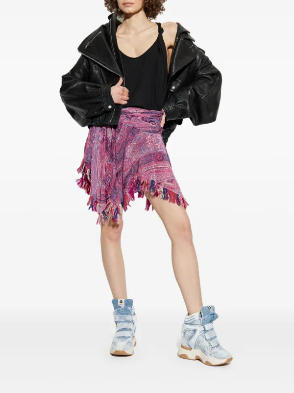 ISABEL MARANT Dova Skirt | Pink | FARFETCH