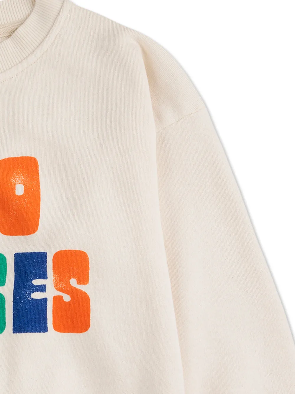 Bobo Choses Sweater met logoprint Beige