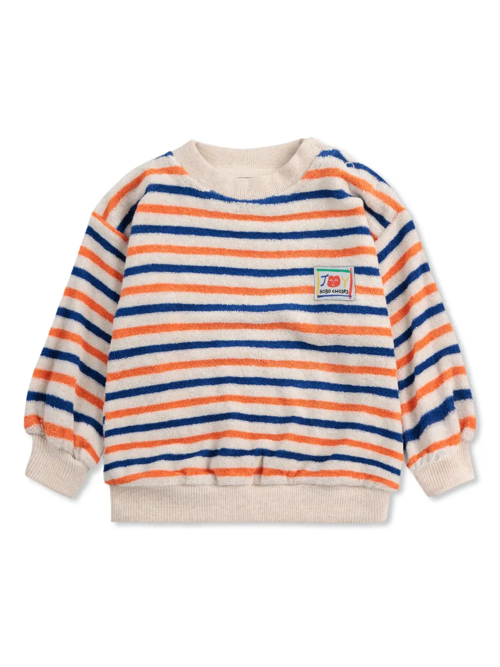 Bobo Choses Moletom com listras | Neutro | Image 1