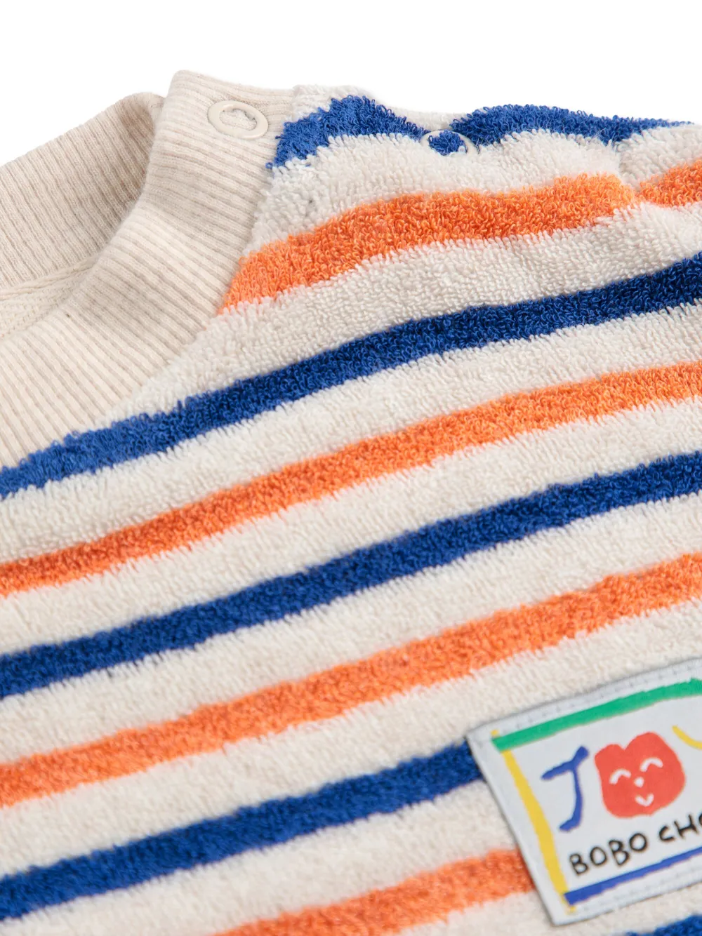 Bobo Choses Gestreepte sweater Beige