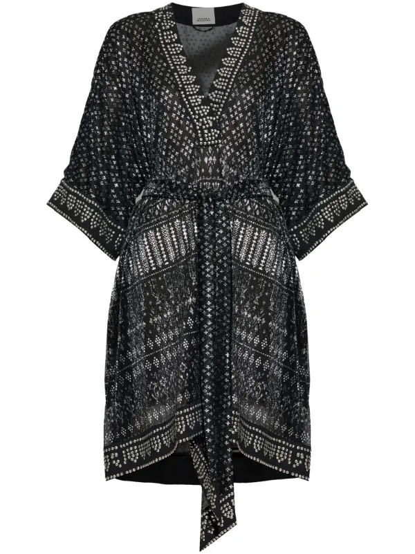 ISABEL MARANT Nawel Dress | Black | FARFETCH OM
