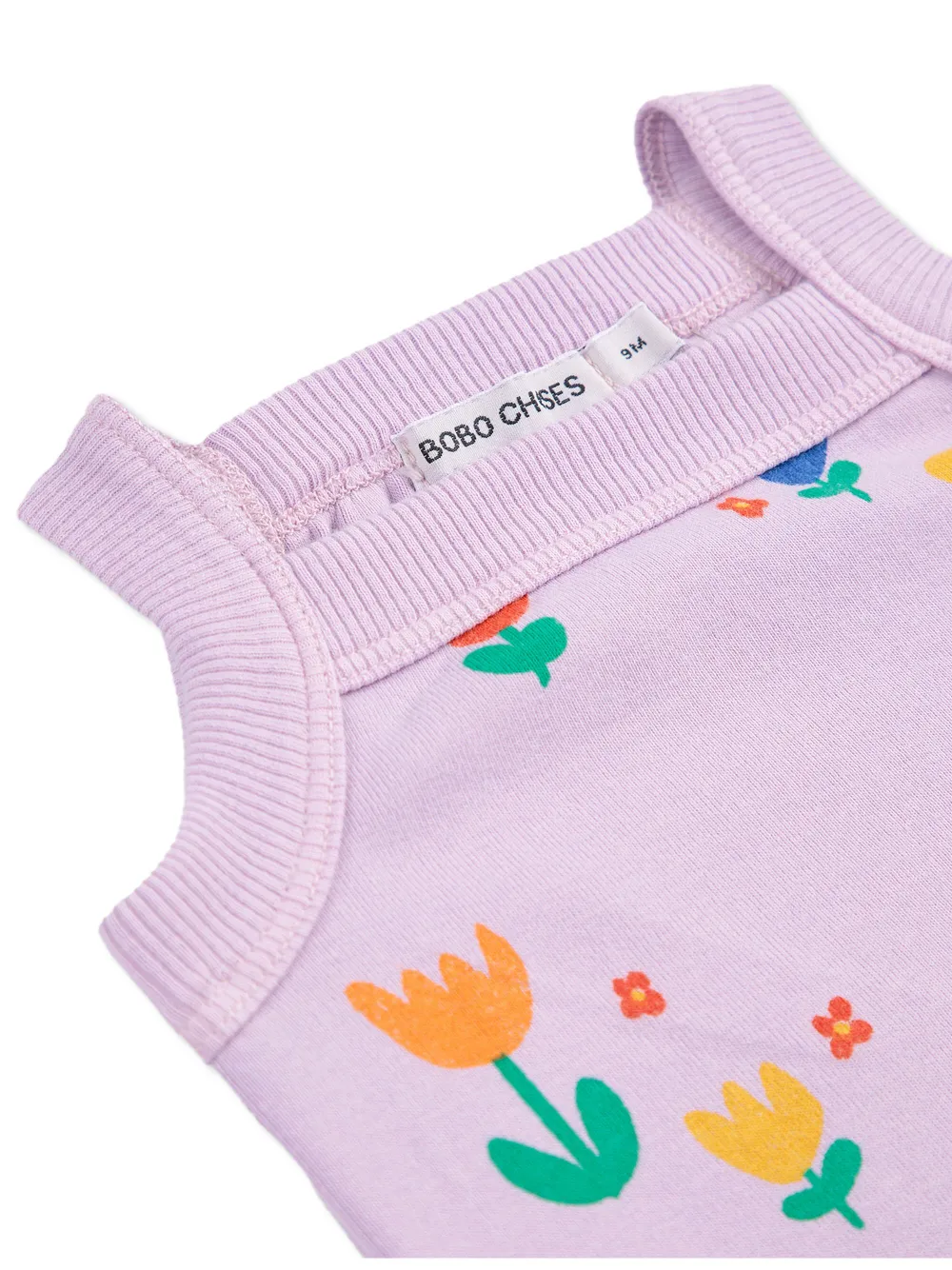 Bobo Choses Floral-print Body In Purple