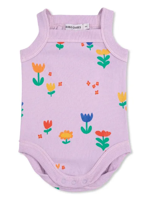 Bobo Choses Body com estampa floral